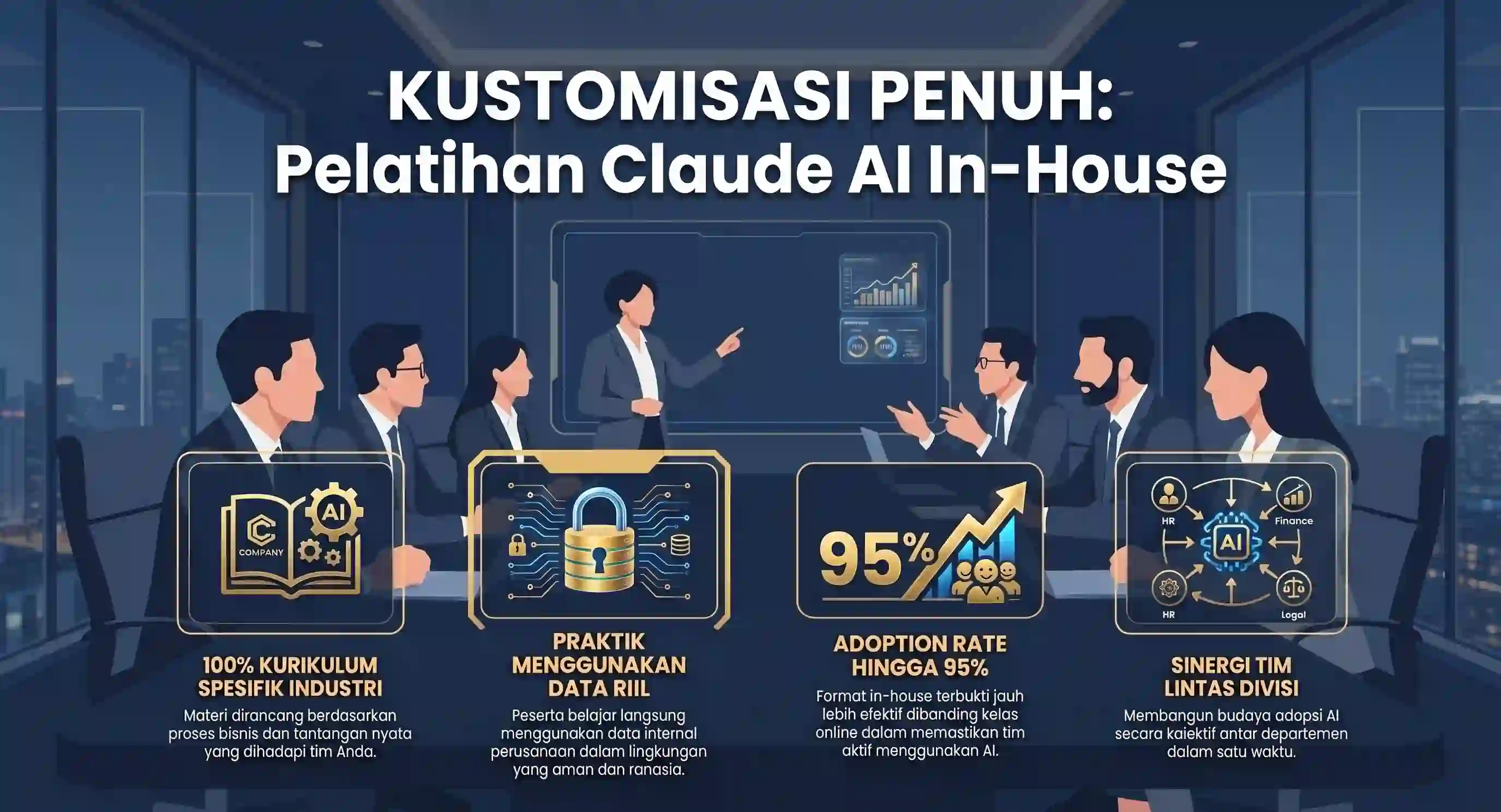 Jasa Pelatihan Claude AI In-House untuk Tim Perusahaan
